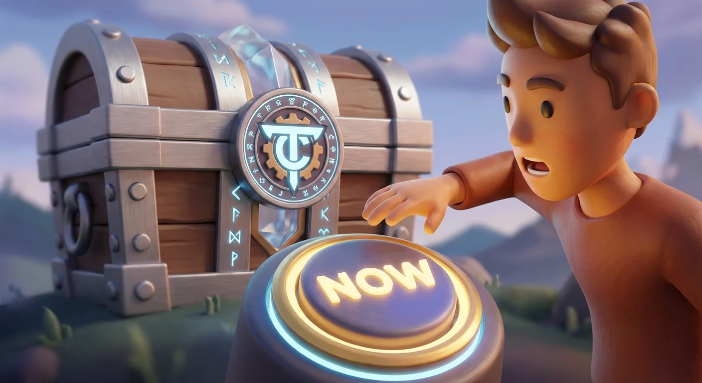 A 3D scene showing the preference for immediate rewards over long-term financial security.