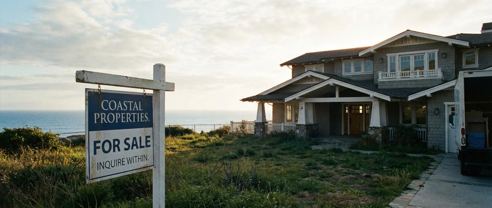 A close-up of a hand holding a debit card over an organized wooden desk.