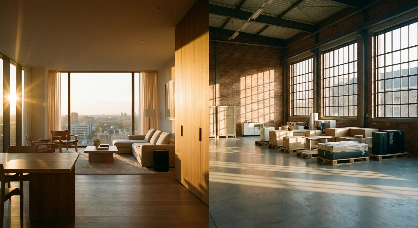 A man looking thoughtfully out of a train window during a commute.