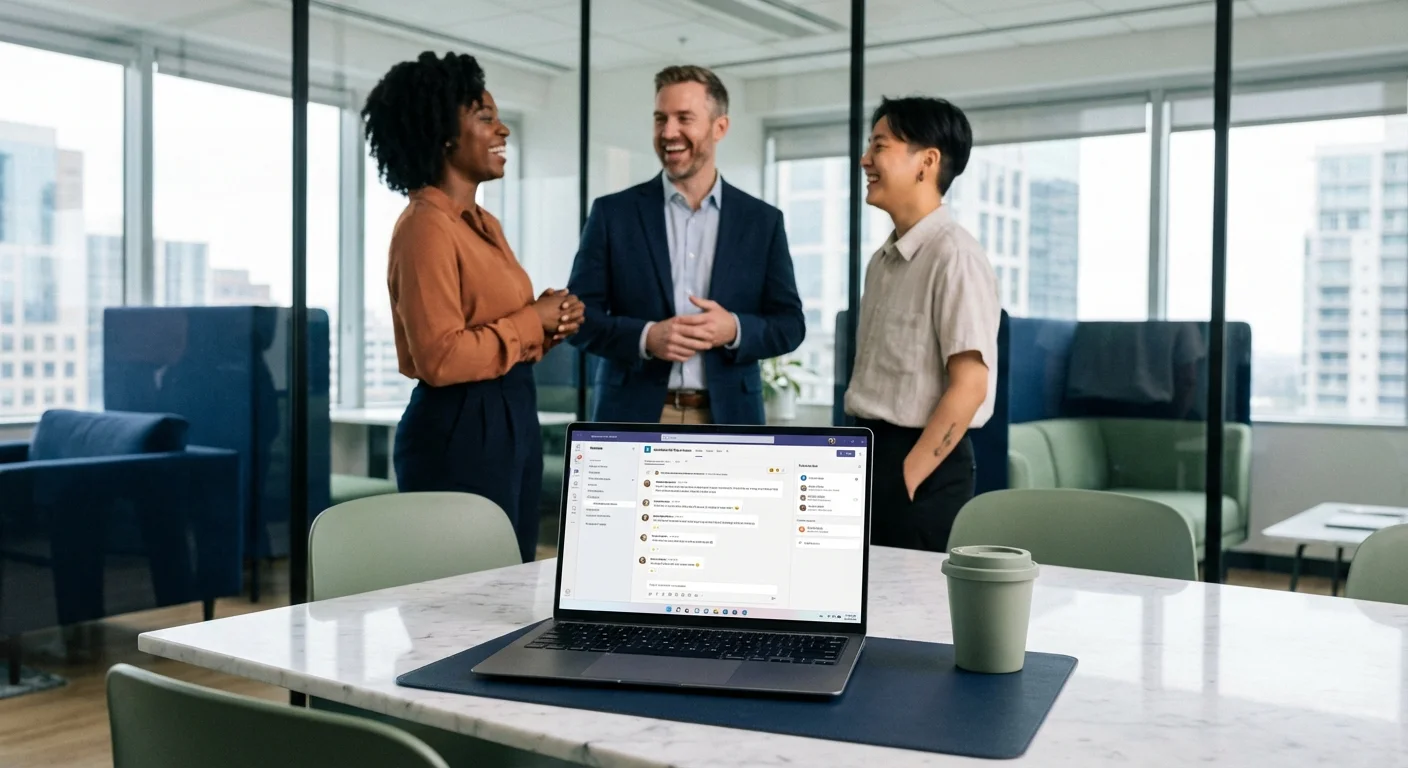 A modern startup team collaborating in a bright office, representing company eligibility criteria.