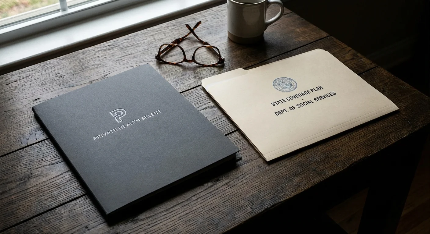 A peaceful living room scene with a laptop and coffee on a table, bathed in sunlight.