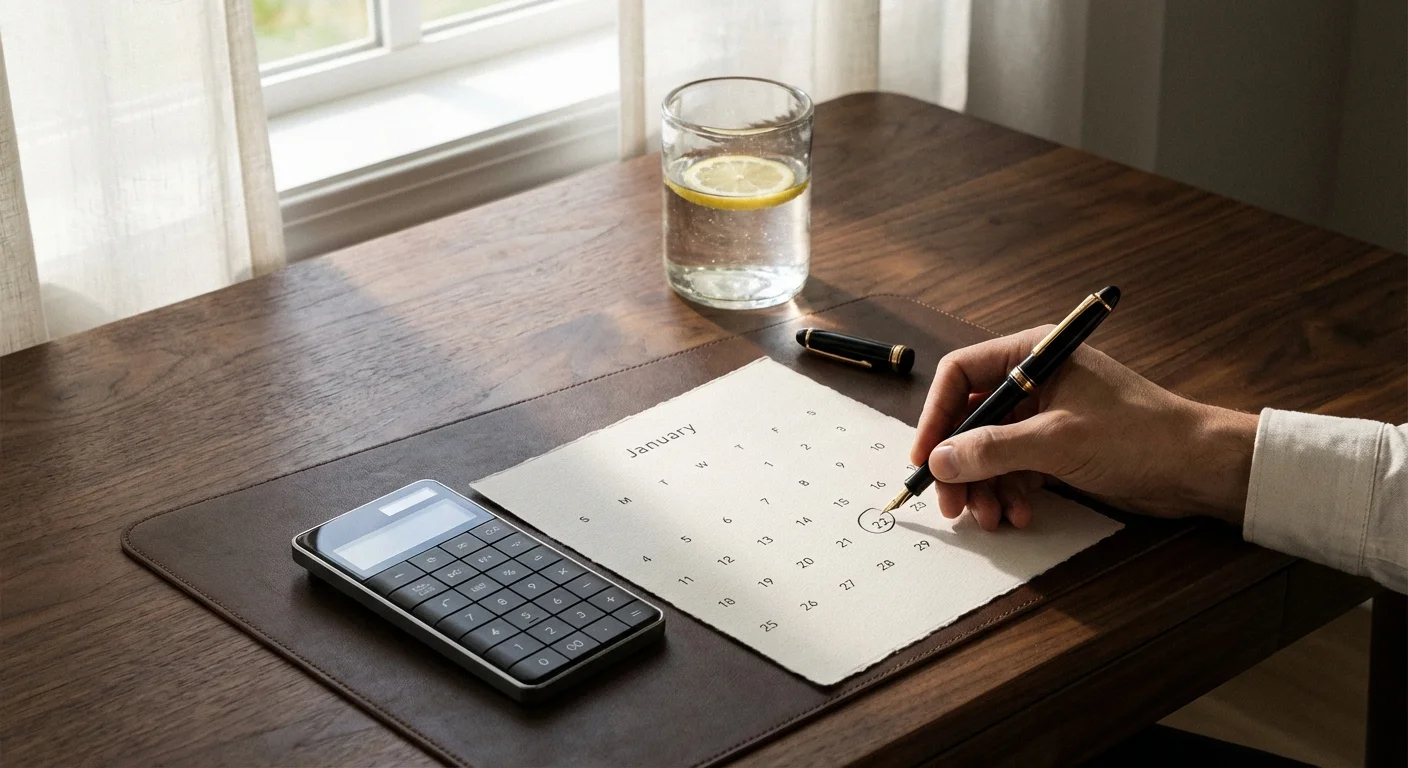 A person walking up a modern staircase in a sunlit building, symbolizing movement through tax brackets.