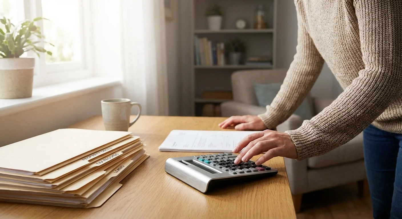 A professional financial consultation between two people in a bright office.
