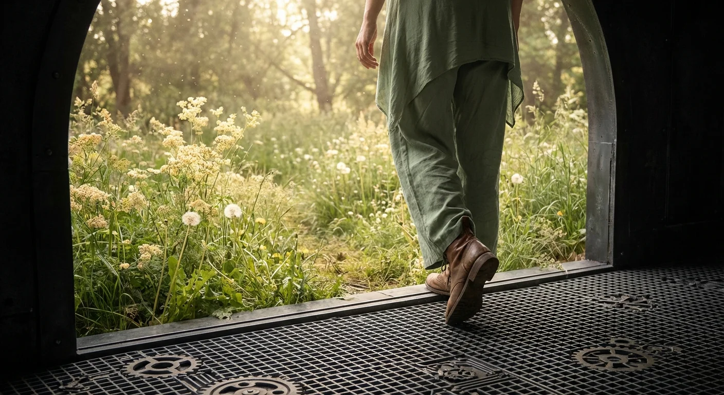 A tablet showing a map of the US, sitting on a kitchen counter.