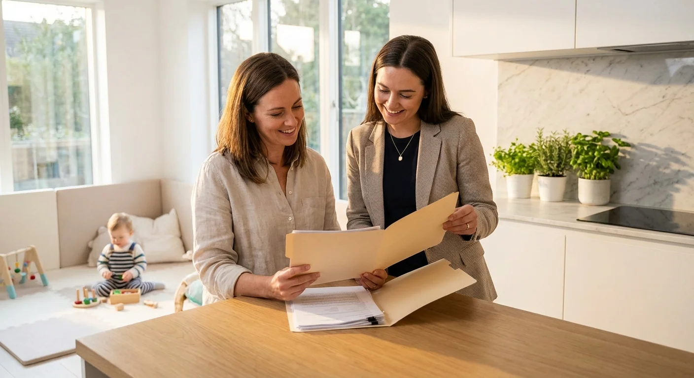 An organized planner and pen on a marble desk, symbolizing forward-looking financial planning for 2025.
