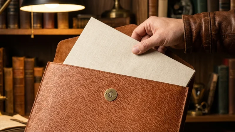A professional person smiling while using a laptop in a bright, modern living room.