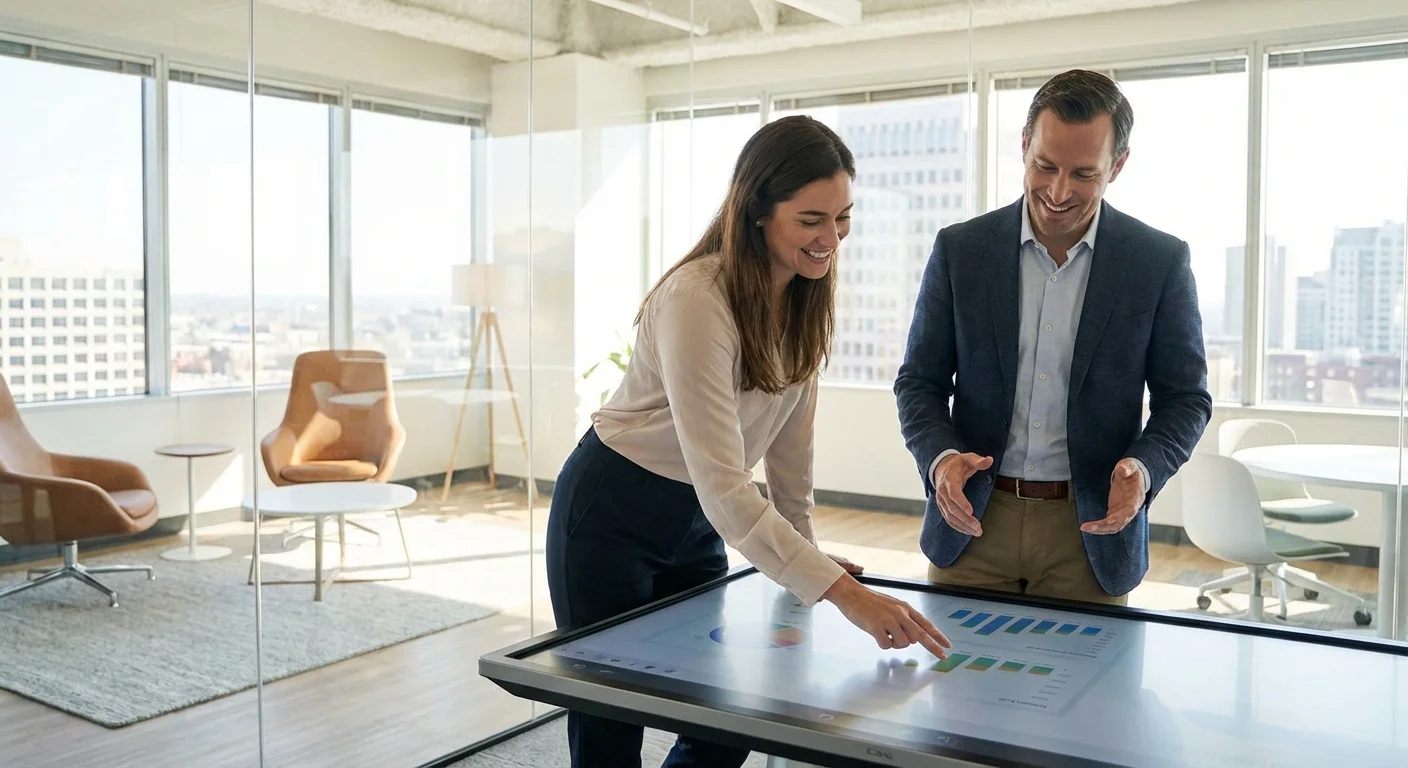 A couple holding keys in a bright new apartment, symbolizing first-time homebuyer success.