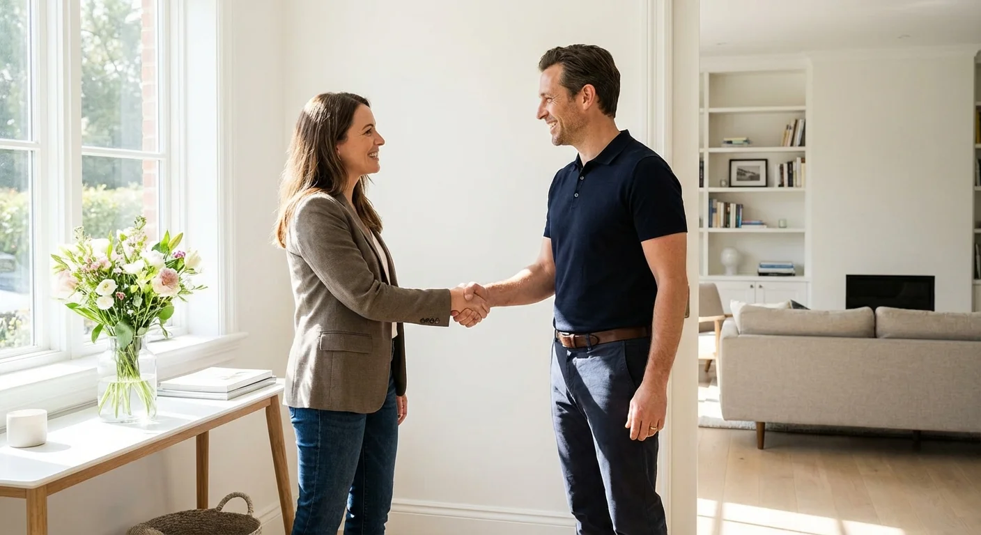 Close-up of a hand checking off a list with a pen, representing accuracy and attention to detail.